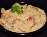 A picture of step 16 of Navratan Korma.