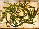 Lemon Mustard Roasted Green Beans