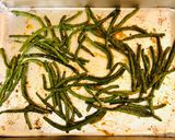 A picture of step 6 of Lemon Mustard Roasted Green Beans.