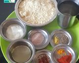 A picture of step 1 of Beetroot Chilla - Healthy Heart Red Chilla.