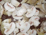 Salteado de Soja Texturizada con Setas y Champiñones