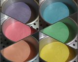 Foto langkah ke 11 dari resep Rainbow Cake 8 telur Nya.Liem,enak & lembuuuuuttt.
