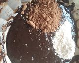 A picture of step 8 of Eggless Whole Wheat Chocolate fudge Brownie.