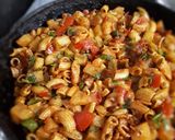 صورة لخطوة 1 من وصفة معكرونة 🍝بالخظار والطعم لذاذة 😋😋