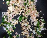 A picture of step 1 of Garlic poha🤩.