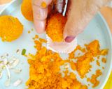 A picture of step 10 of MOTICHOOR LADOO (HOMEMADE BOONDI LADOO).