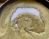 A picture of step 6 of Hara Moong Halwa.