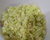 A picture of step 1 of Mexican Cauliflower Fried Rice.