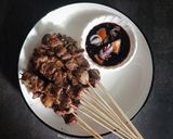 Foto langkah ke 7 dari resep Sate Kambing Bakar Teflon.