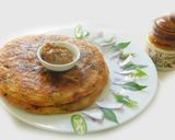 A picture of step 5 of Uthappam to kill for.