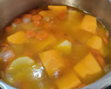 Foto del paso 2 de la receta: Crema de calabaza y zanahoria