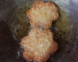 A picture of step 3 of Shahi Tukda (Flower shaped).