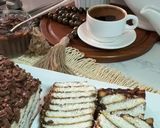 صورة لخطوة 10 من وصفة كيكة البسكوت بالشوكولاتة