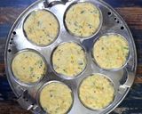 A picture of step 9 of Instant Moong Dal Masala Idlis.