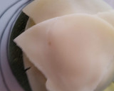 Foto del paso 3 de la receta: Calabacín relleno de setas con jamón, queso y sobrasada