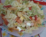 Foto del paso 3 de la receta: Ensalada de pasta (lazos)🍝