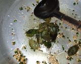A picture of step 5 of Boondi Karhi.