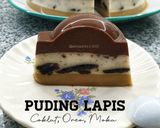 Foto langkah ke 5 dari resep Puding Lapis Oreo.