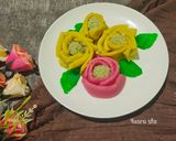 Foto langkah ke 7 dari resep Dadar Gulung Mawar  Tanpa Santan Tanpa Telur.
