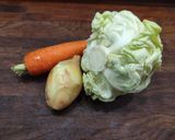 Фото кроку 1 до Наливний пиріг з капустою.