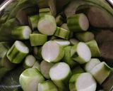 A picture of step 1 of Sponge Gourd Bharwa Sabzi.