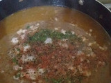 Guiso de arroz con garbanzos