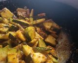 A picture of step 2 of Sitafal ki sabji.