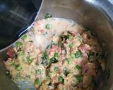 A picture of step 6 of Hara bhara Besan ka Chilla / Stuffed besan chilla.