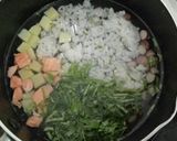 Foto langkah ke 2 dari resep MPASI 4* Bubur nasi salmon bayam (6 bulan).