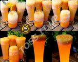 A picture of step 1 of Sunset Mocktail.
