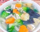 Hình bước làm 3 của món Canh chay rau củ
