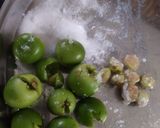 A picture of step 1 of Glueberry khatta pickle.