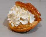 Foto del paso 9 de la receta: Lionesas con cobertura de caramelo rellenas de nata