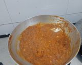 A picture of step 4 of Paneer tikka toast.
