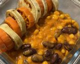Kétbabos Curry/Masala Sült Édesburgonya karikákkal 🍛🫘🍠(Vegán) recept fázis 5 fotója