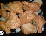 Foto del paso 16 de la receta: Pollo "entalcado" con papas rústicas