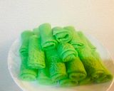 Foto langkah ke 5 dari resep Dadar gulung kelapa putih.