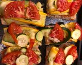 Une image de l'étape 4 de Tartines de légumes grillés.