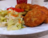 عکس مرحله 3 از دستور کوکوی مرغ و سیب زمینی