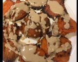 Foto del paso 4 de la receta: Boniatos al horno con tahini, granada y zatar