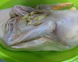 Hình bước làm 1 của món Cháo gỏi vịt