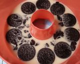 Foto langkah ke 3 dari resep Puding Oreo Lapis.