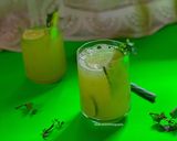 A picture of step 3 of Cucumber-Mint Lemonade.