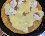 صورة لخطوة 2 من وصفة بيض بالسمسم والجبنه الموزاريلا صحي #دايت 🍳