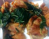 รูปขั้นตอนการทำที่ 4 ของ ไก่ทอดน้ำปลา+กระเพรากรอบ