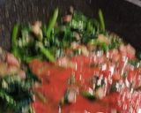 Spenótos paradicsomos spagetti recept fázis 2 fotója