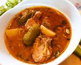 A picture of step 6 of Chicken Aloo Salan.