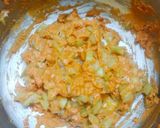 A picture of step 1 of Sponge groud pakoda.