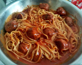 Foto del paso 4 de la receta: Spaguetti con albóndigas express