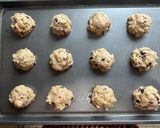 A picture of step 5 of Copycat Mrs. Field's Chocolate Chip Macadamia Nut Cookies.